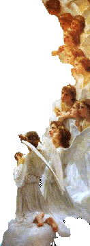 host of angels on left side